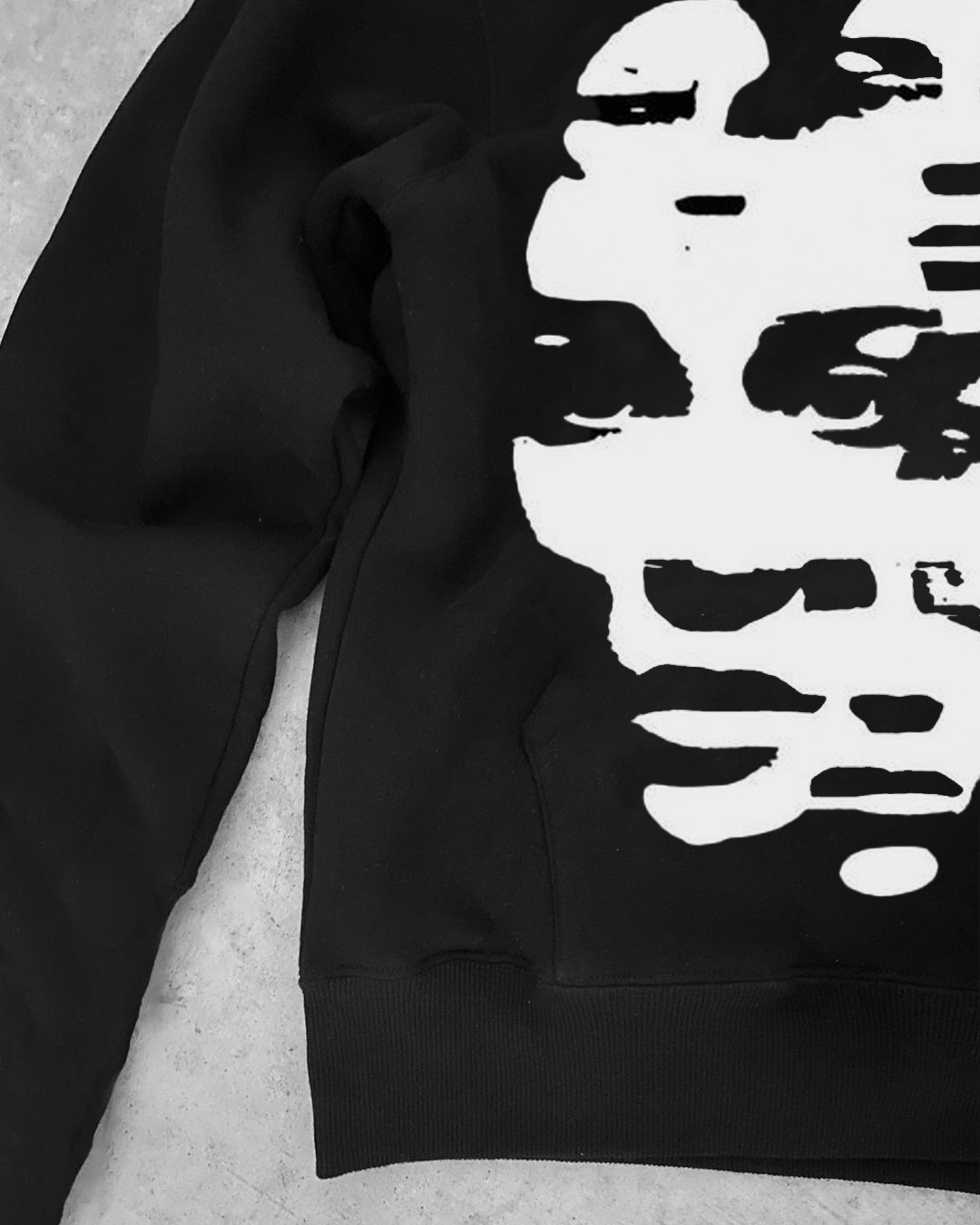 'DISTORTION' 500G HEAVYWEIGHT HOODIE