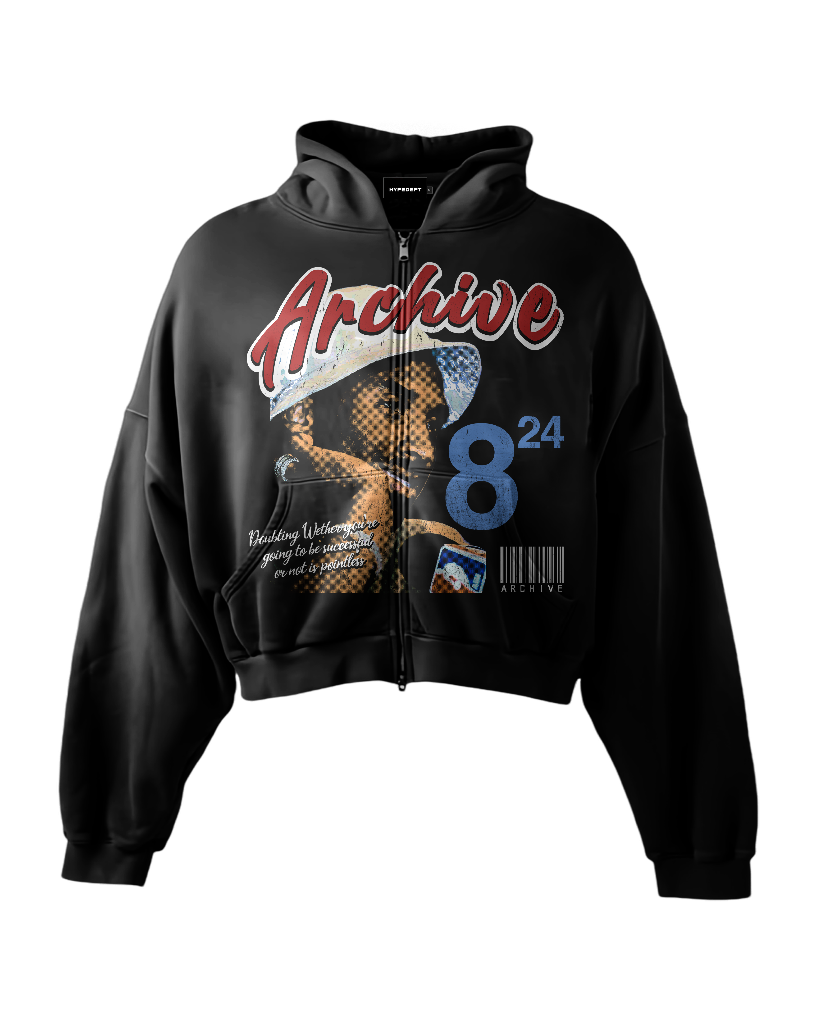 'MAMBA ARCHIVE' HEAVYWEIGHT BOXY ZIPUP HOODIE