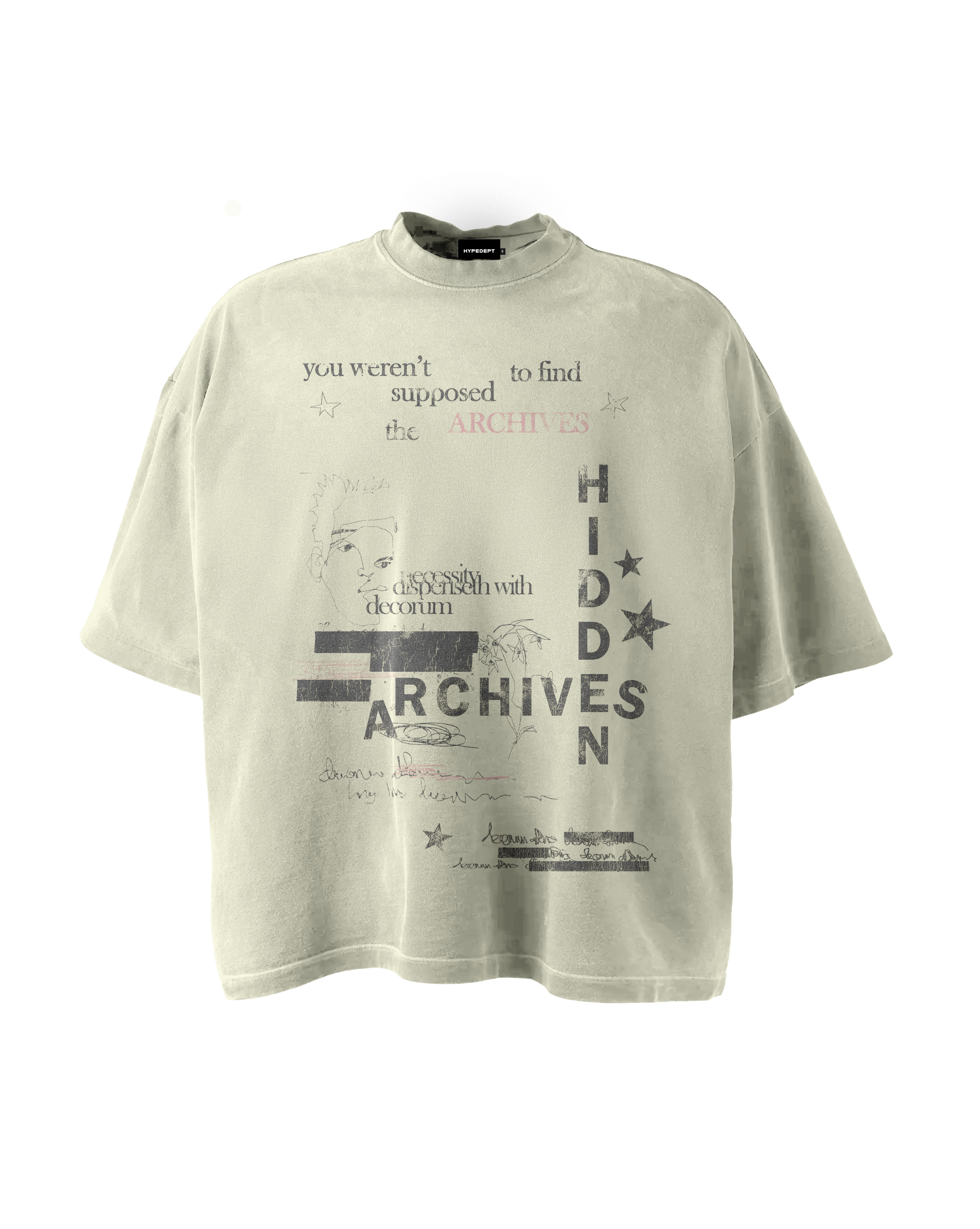 'REDACTED' GRAPHIC TEE