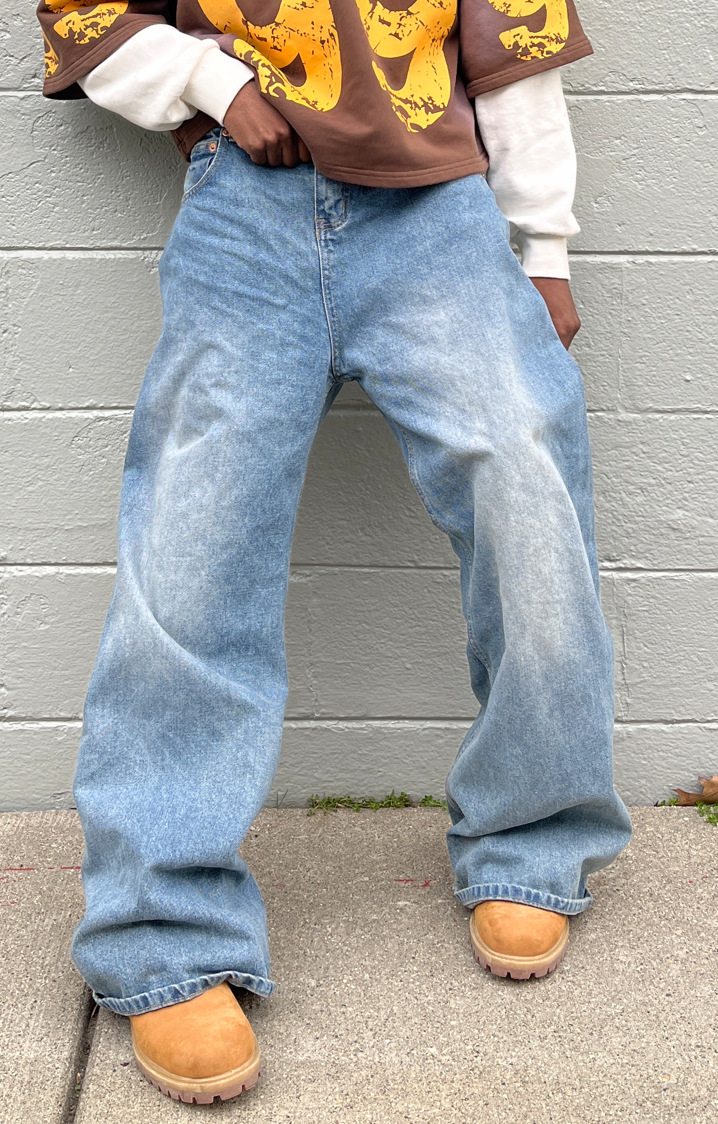 PERFECT BAGGY DENIM - VINTAGE BLUE