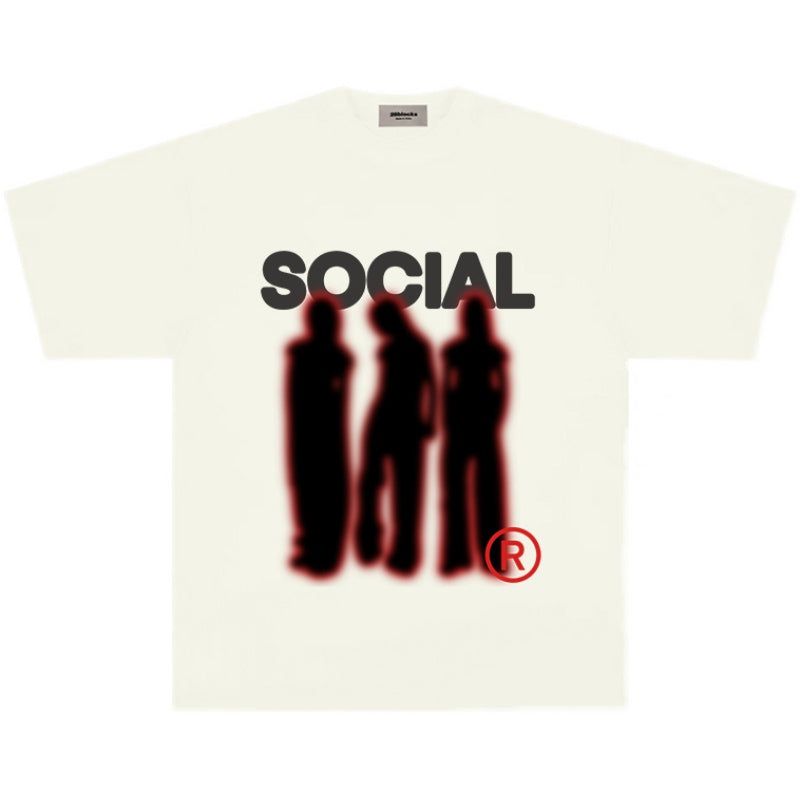 'SOCIAL' GRAPHIC TEE