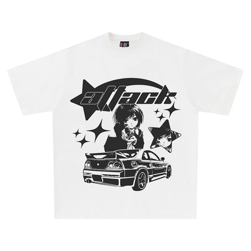 'ATTACK' GRAPHIC TEE