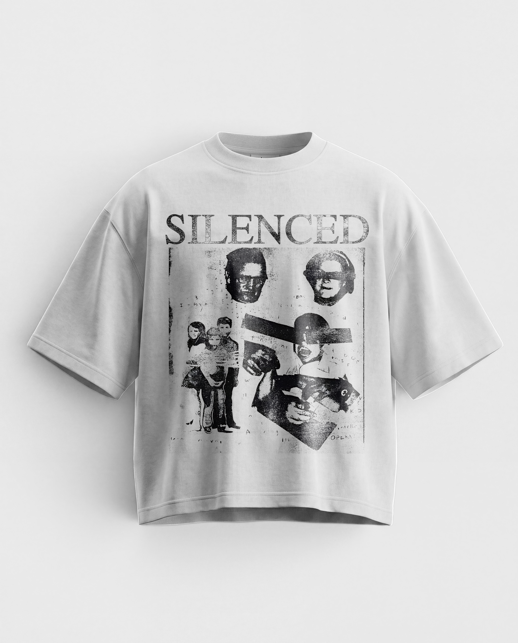 'SILENCED' GRAPHIC TEE