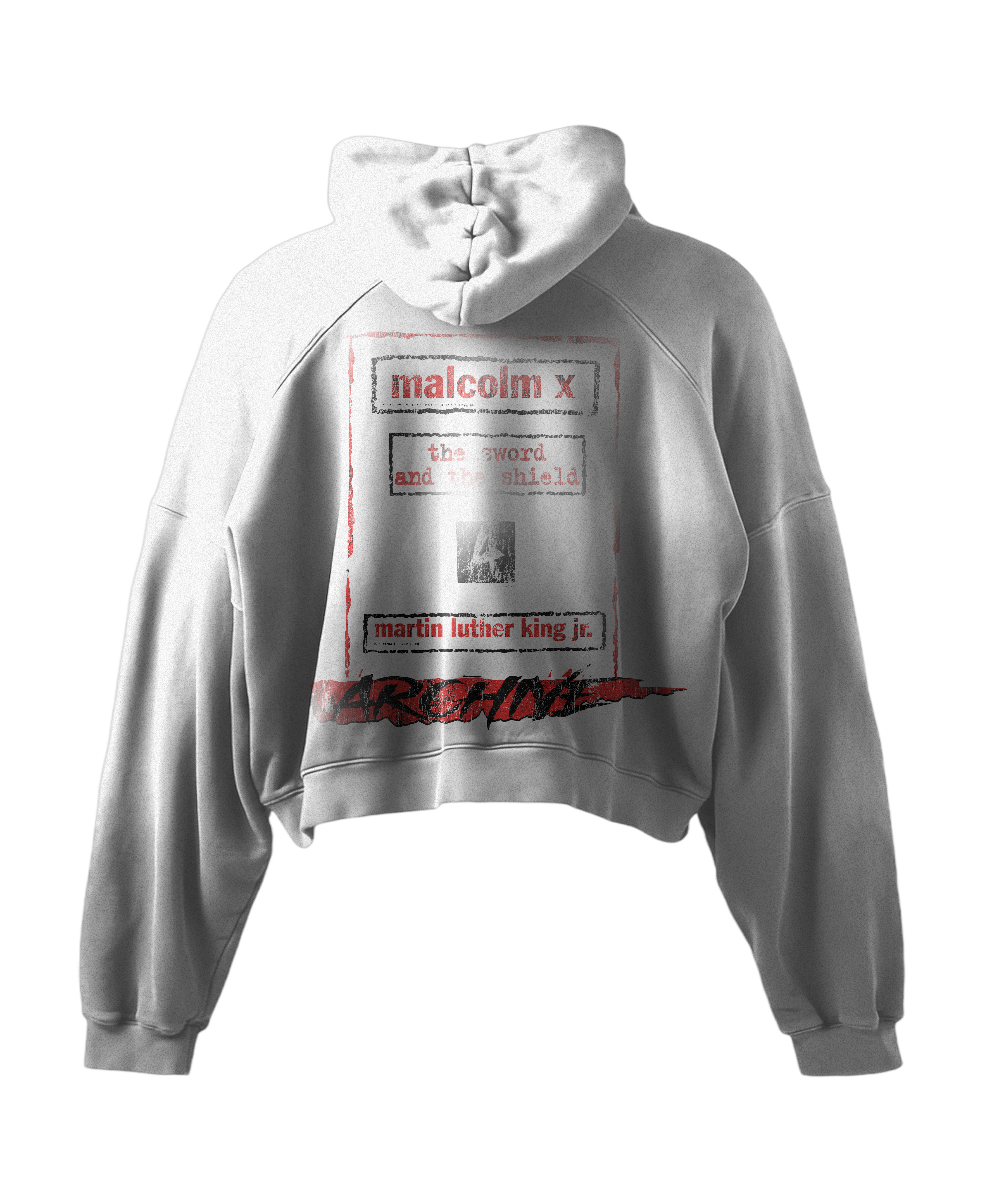 'SWORD & SHIELD' HEAVYWEIGHT BOXY ZIPUP HOODIE