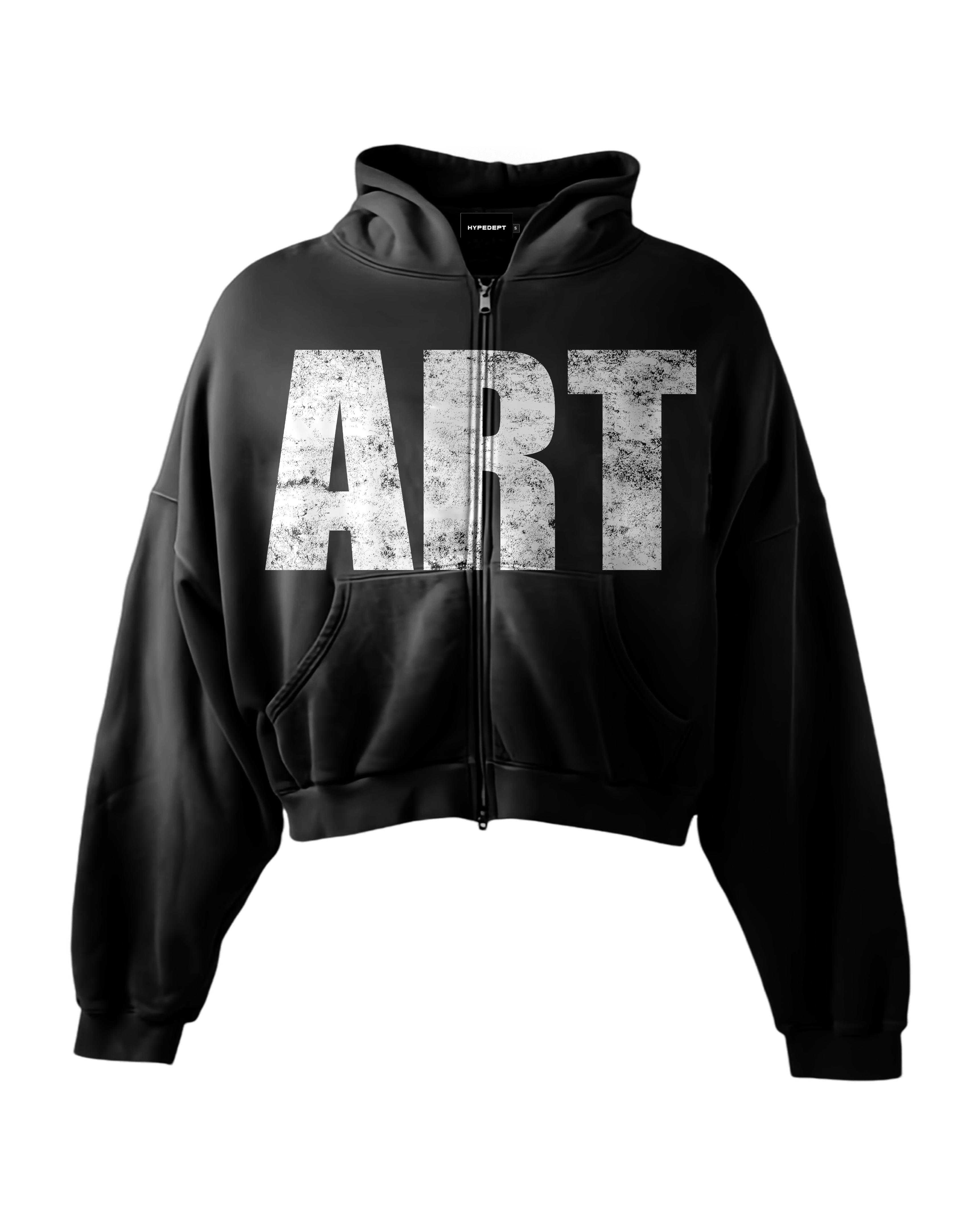 'ART' HEAVYWEIGHT BOXY ZIPUP HOODIE
