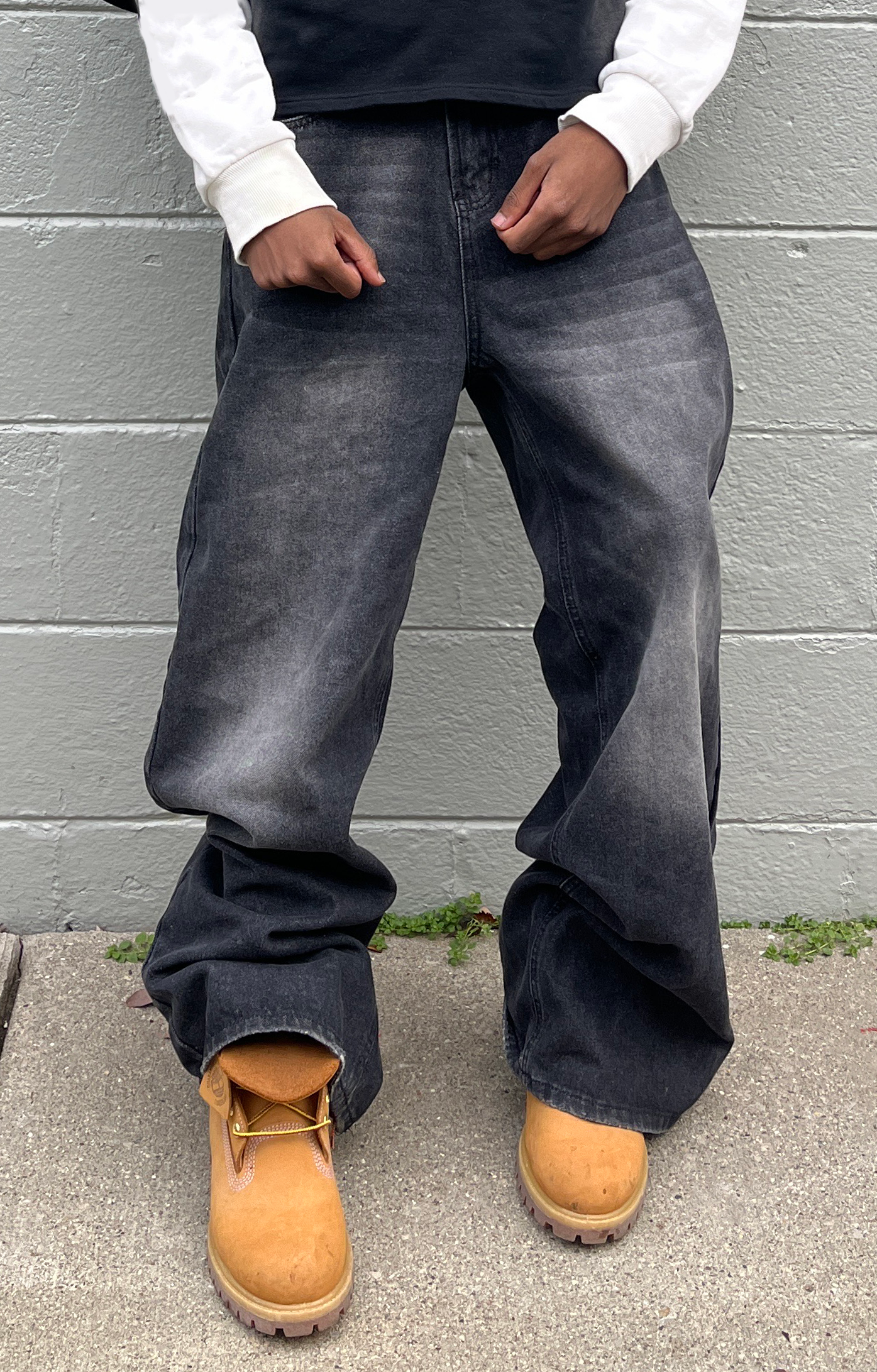 PERFECT BAGGY DENIM - VINTAGE BLACK