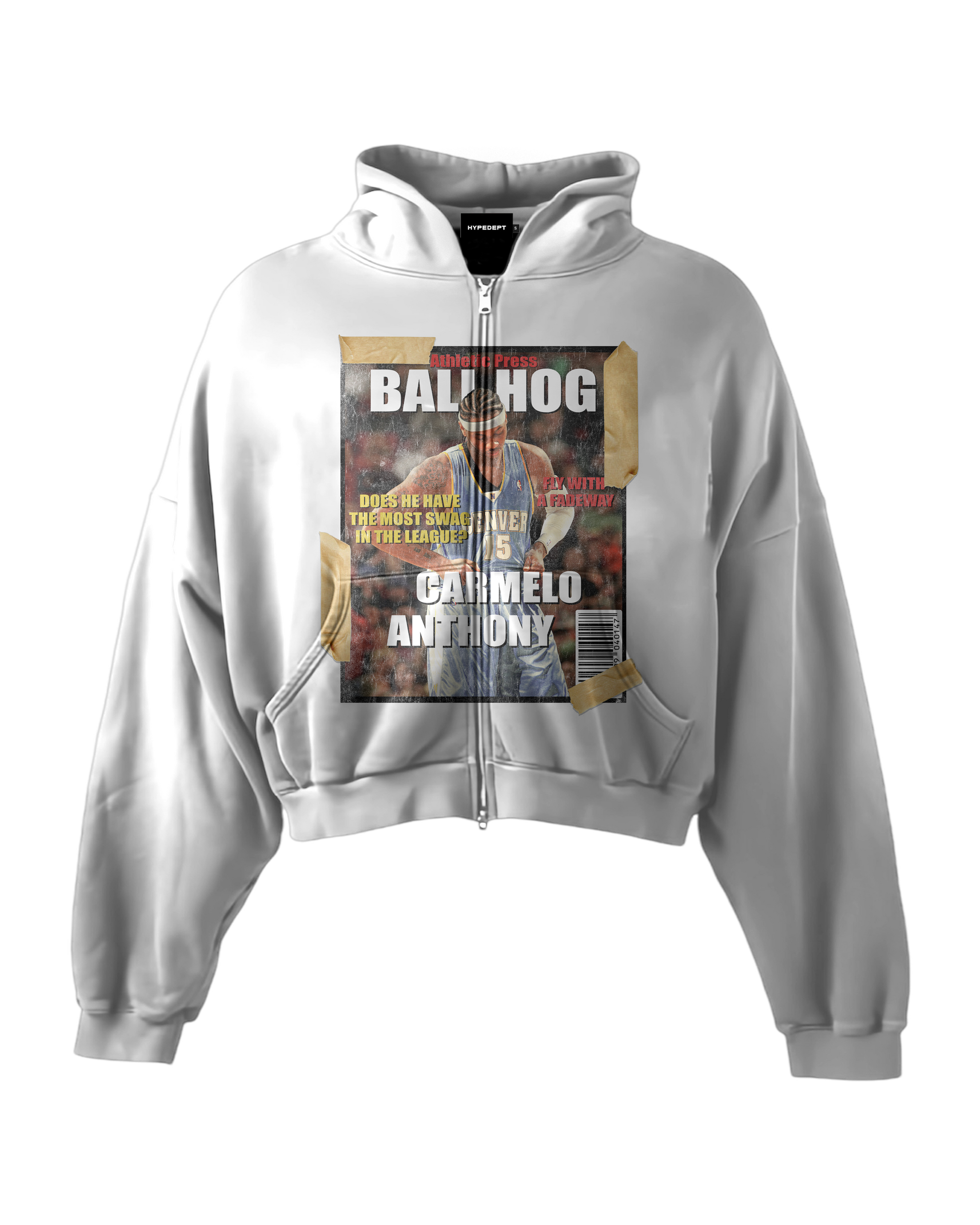 'BALLHOG' HEAVYWEIGHT BOXY ZIPUP HOODIE