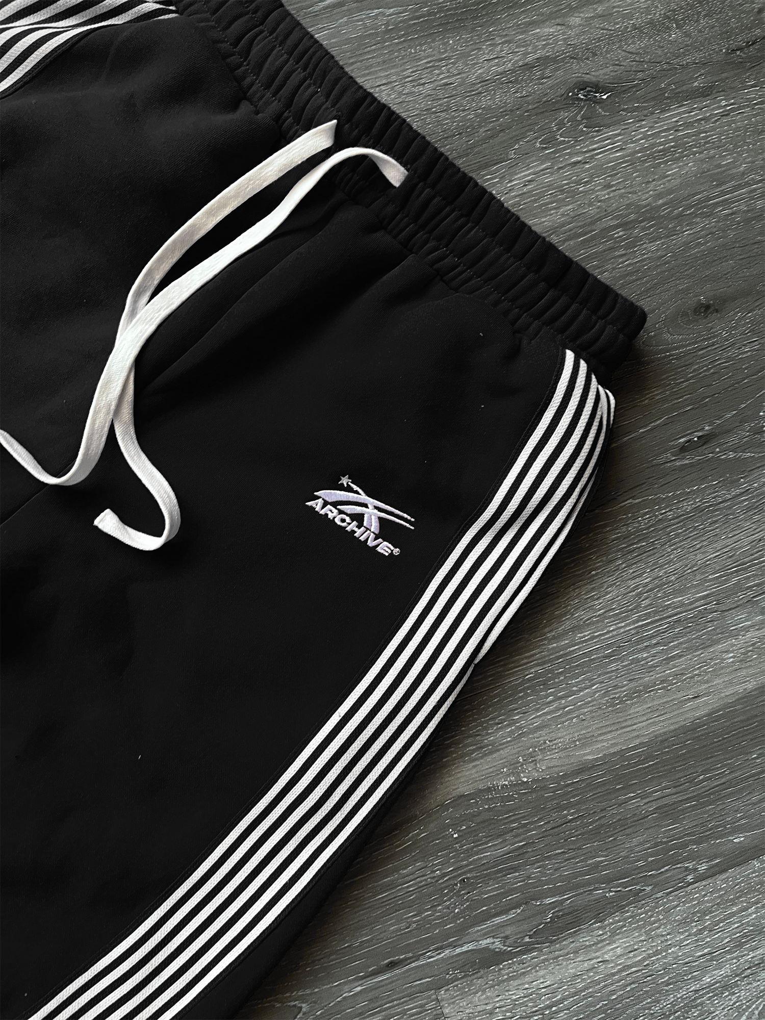 ARCHIVE ESSENTIAL WIDELEG SWEATPANTS BLACK