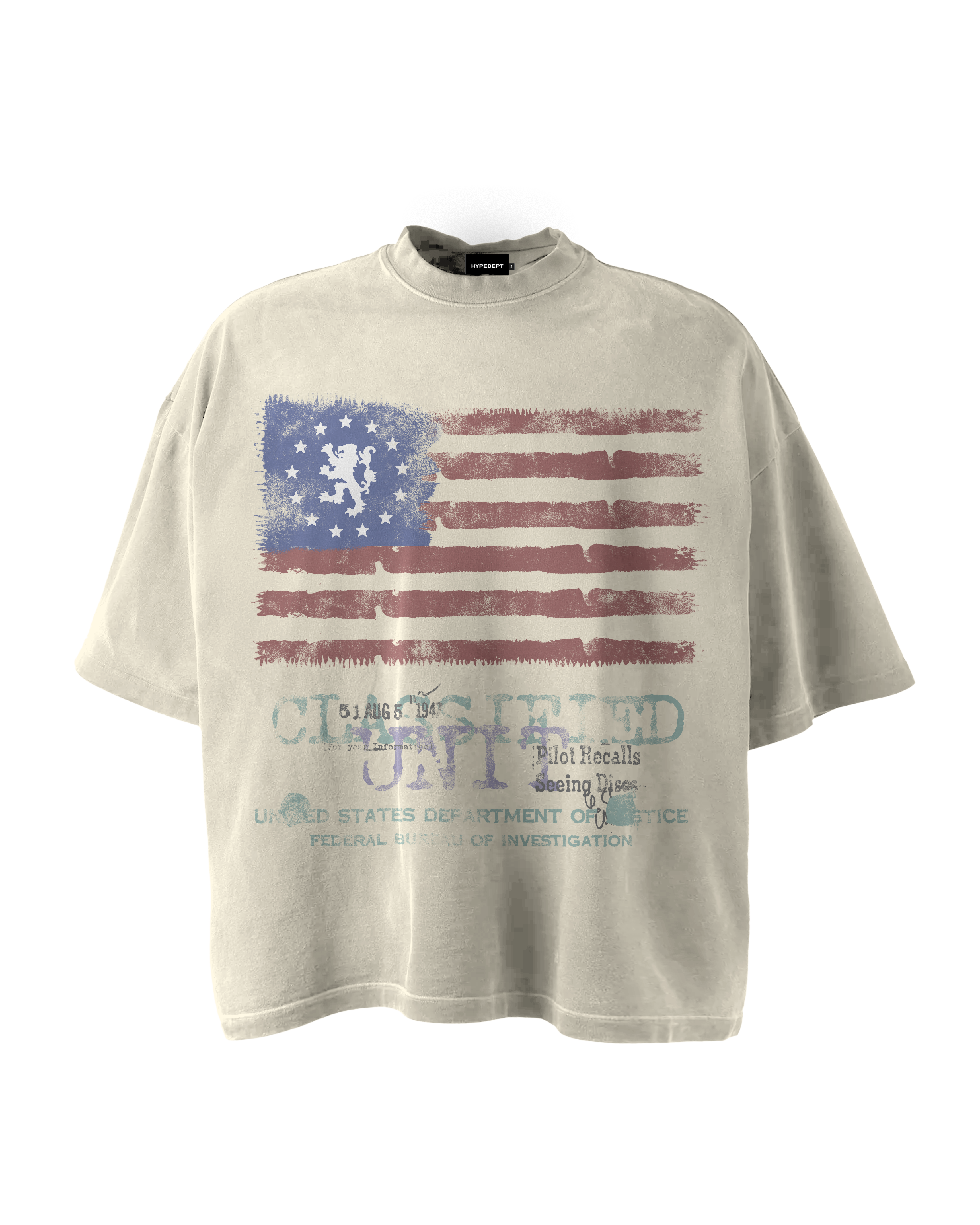 'CLASSIFIED' GRAPHIC TEE