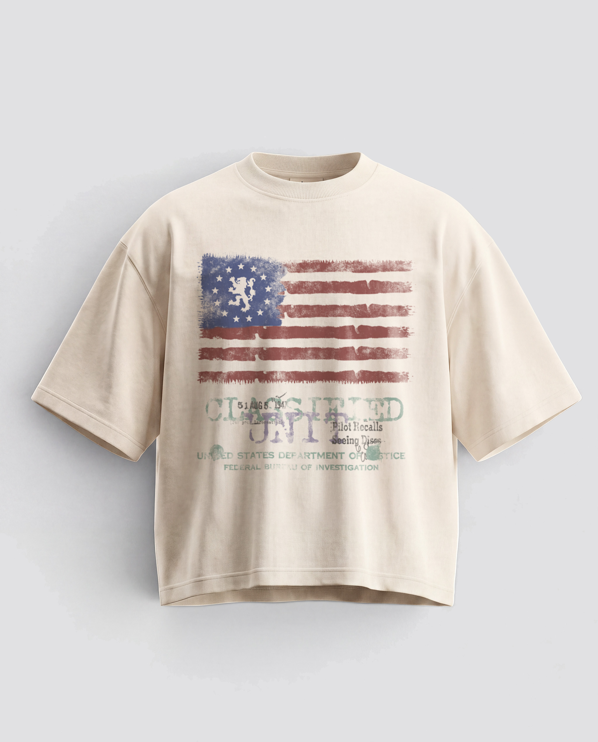 'CLASSIFIED' GRAPHIC TEE