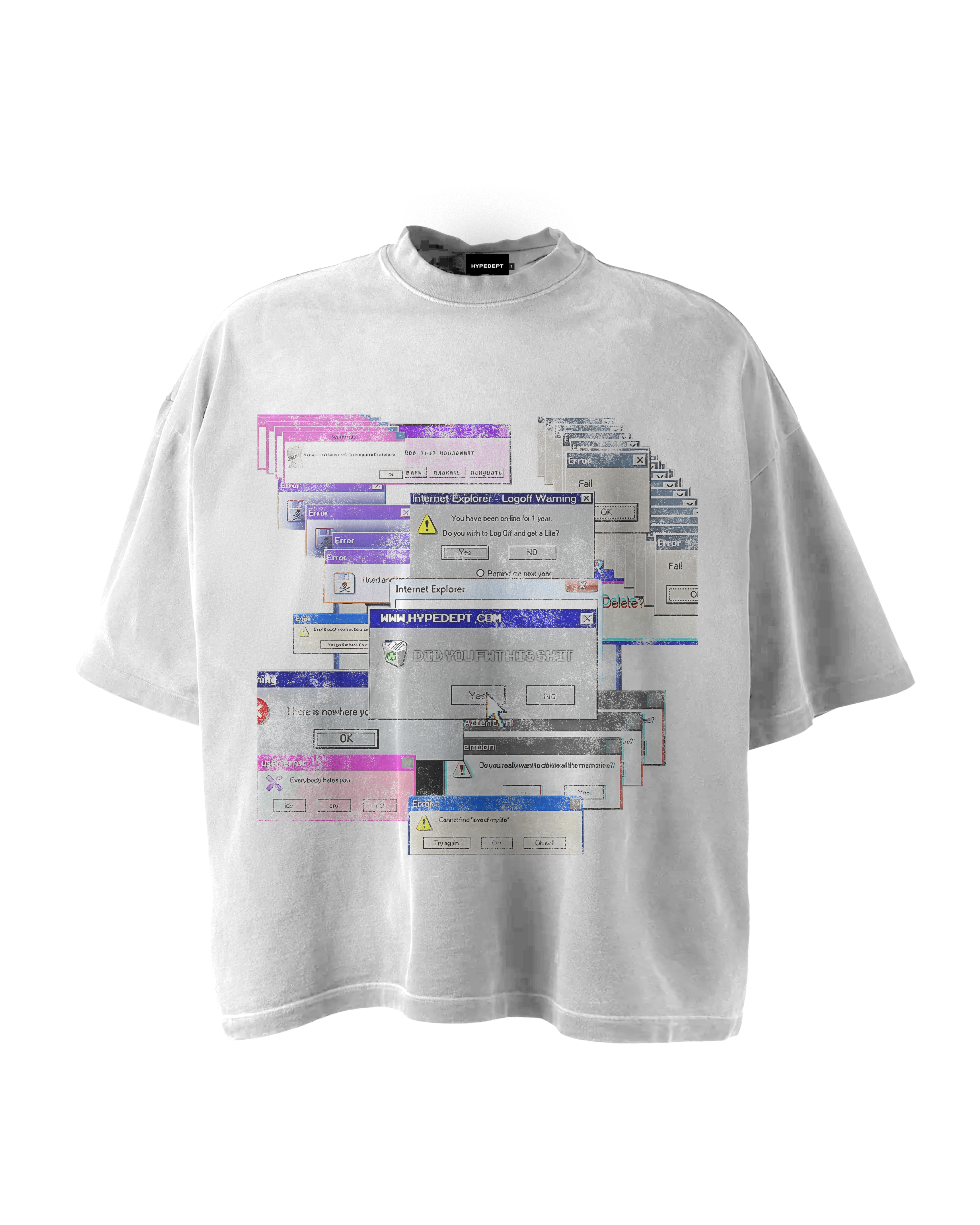 'GLITCH.EXE' GRAPHIC TEE