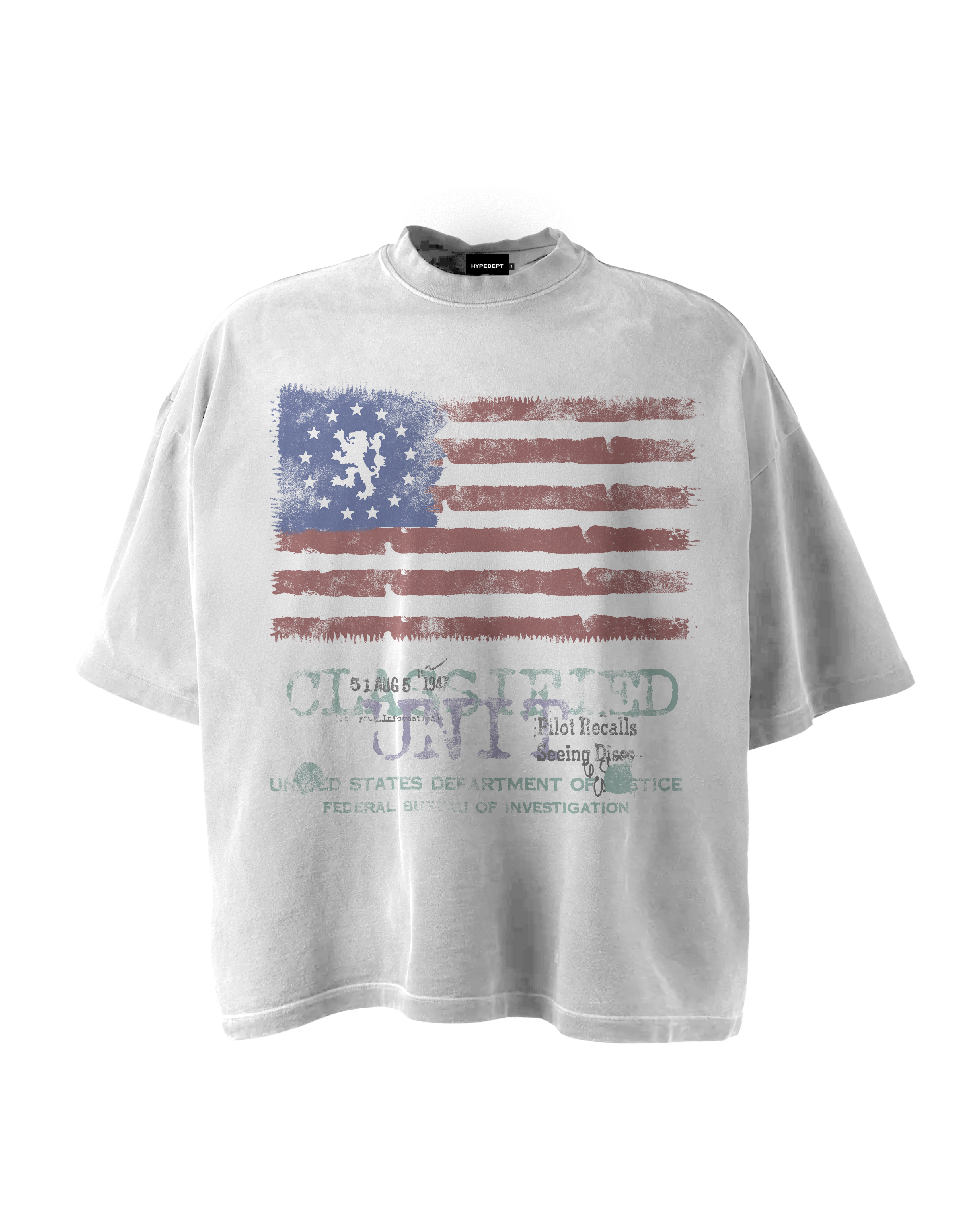 'CLASSIFIED' GRAPHIC TEE