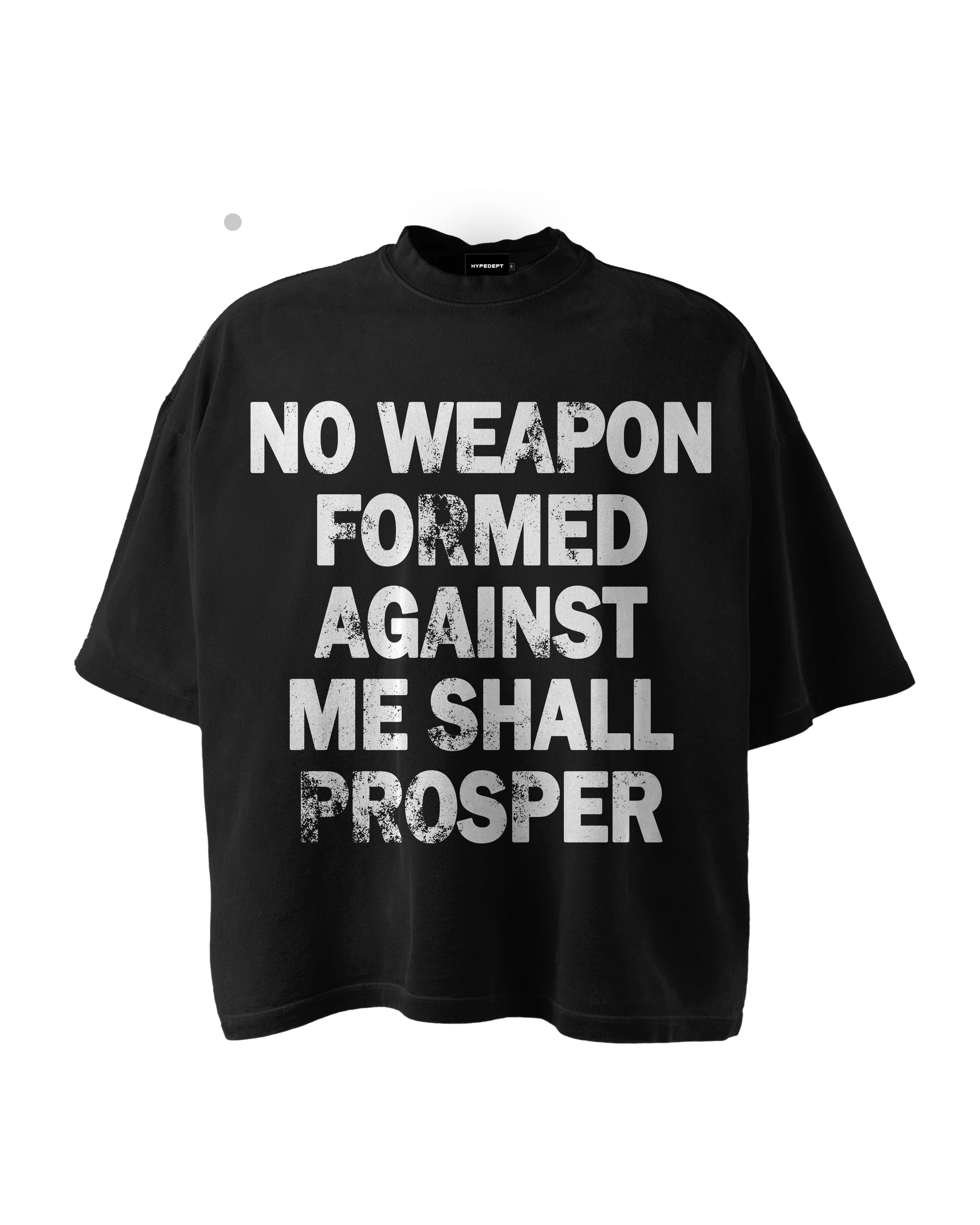 'NO WEAPON FORMED' GRAPHIC TEE