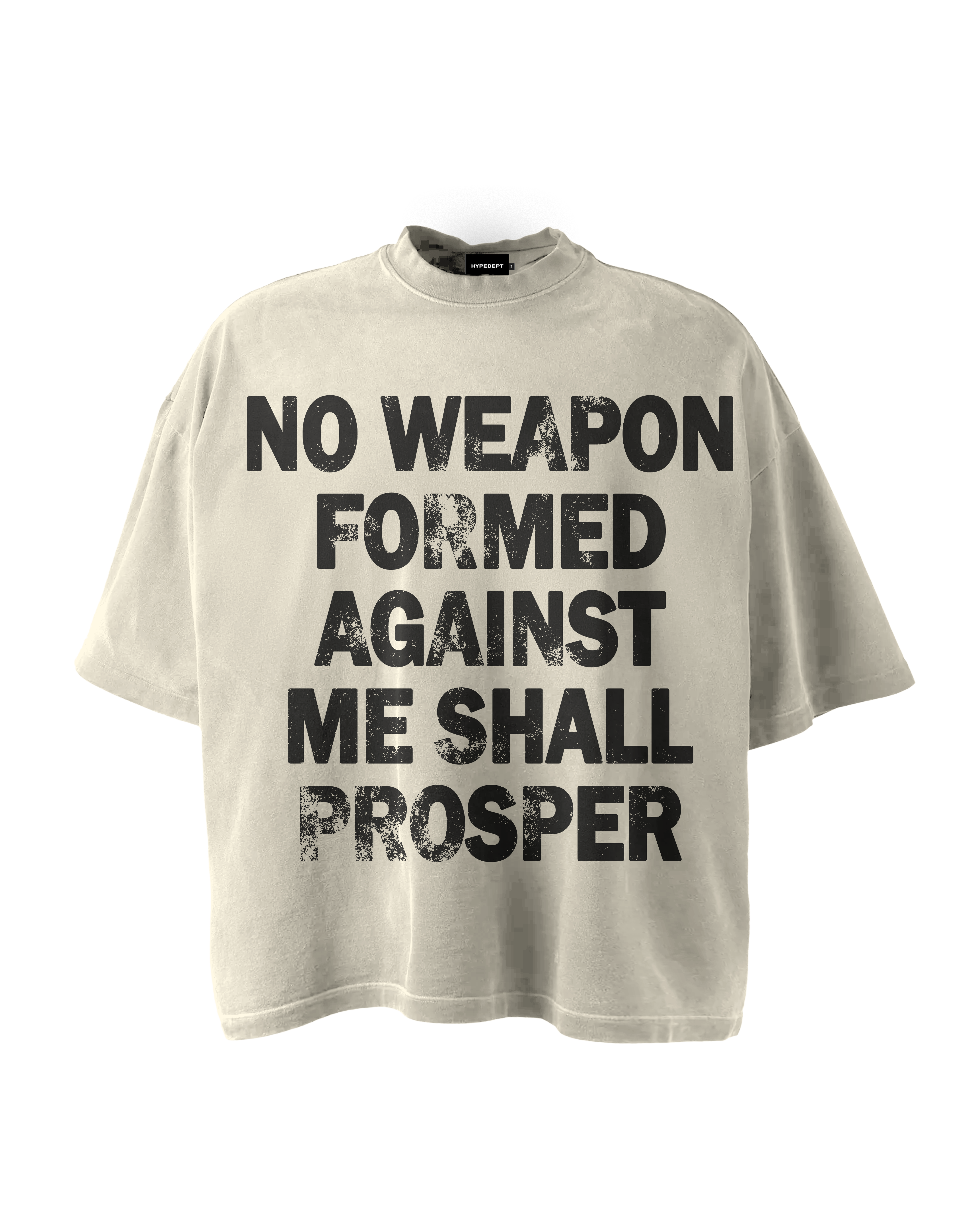 'NO WEAPON FORMED' GRAPHIC TEE