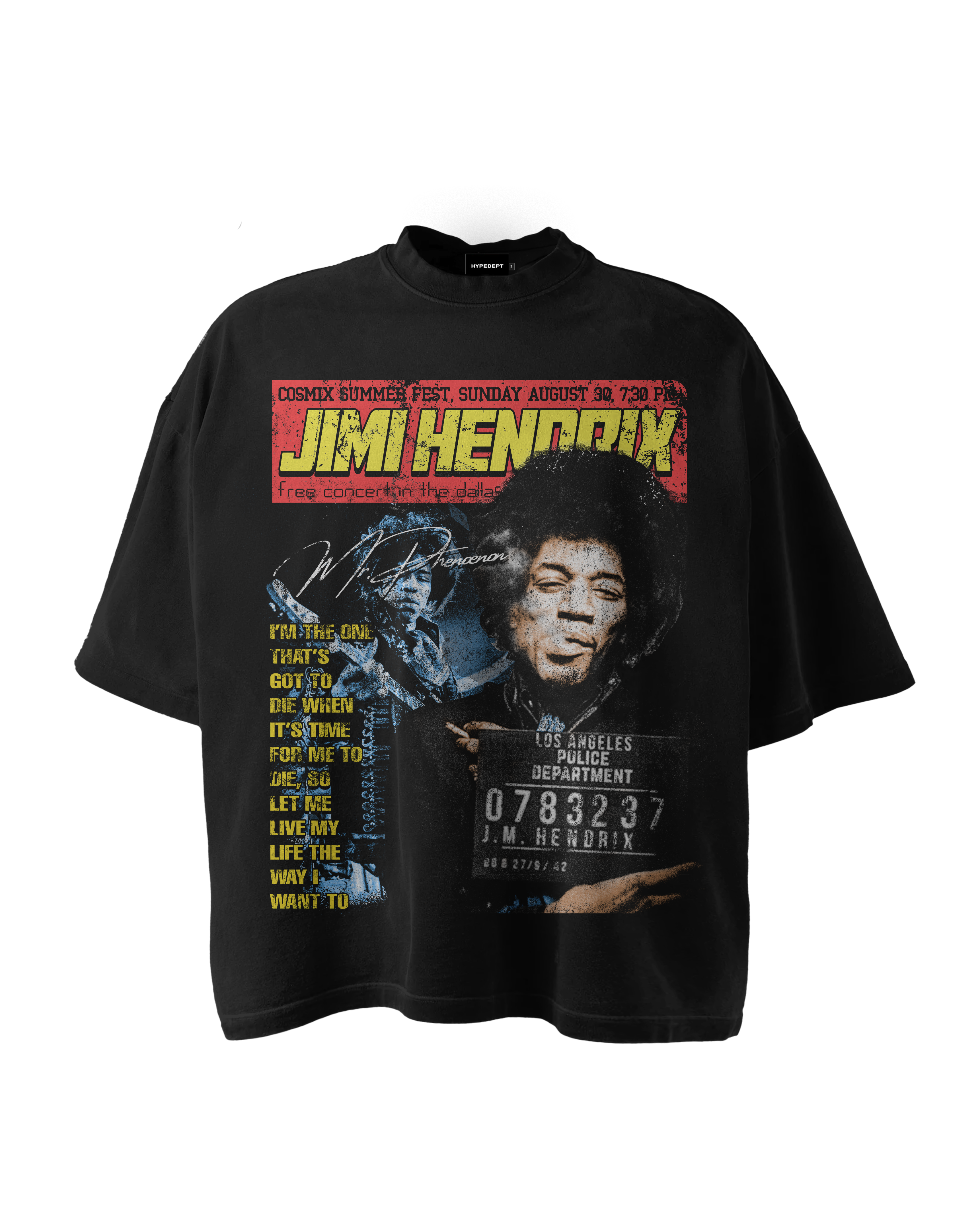 'HENDRIX' GRAPHIC TEE