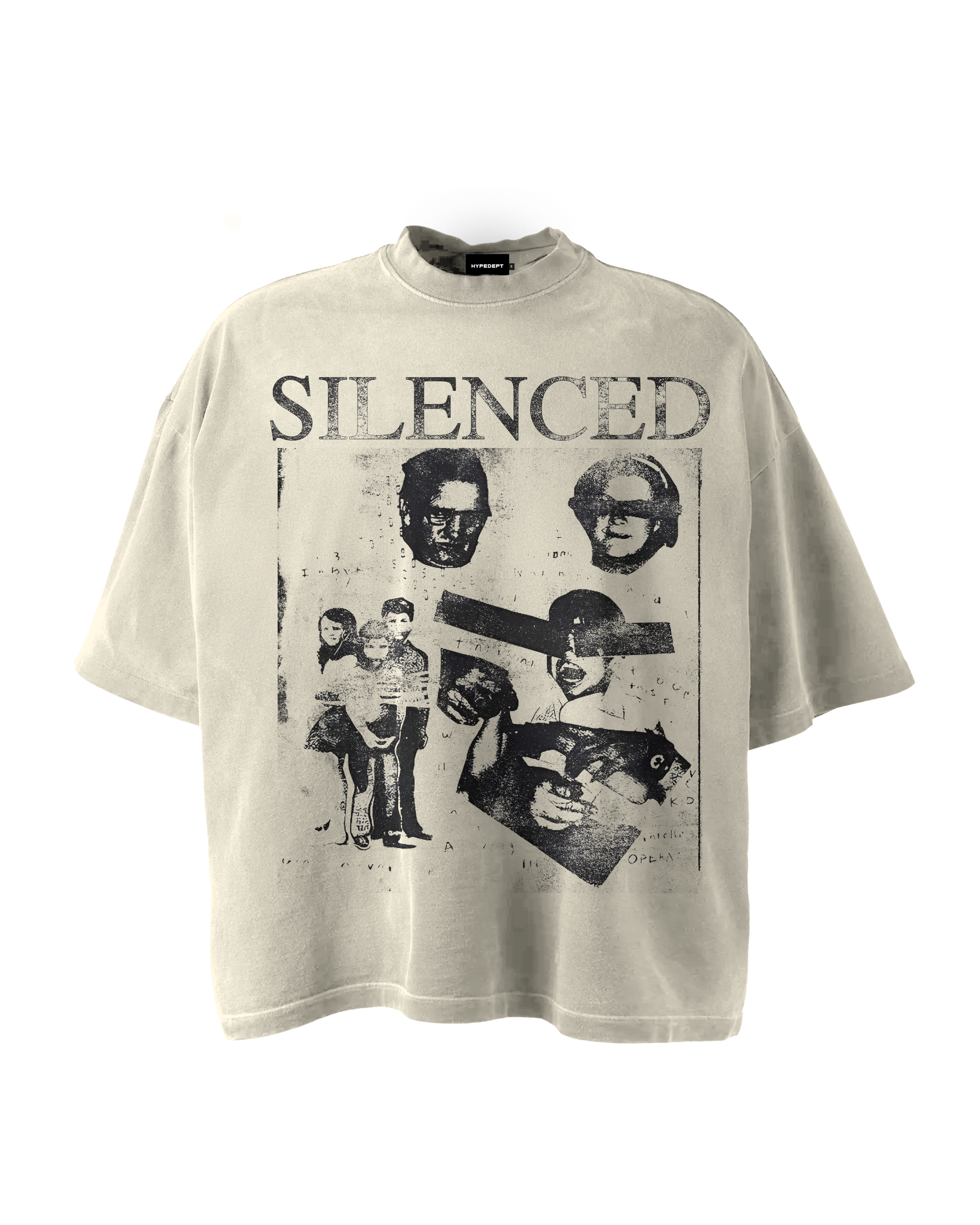 'SILENCED' GRAPHIC TEE