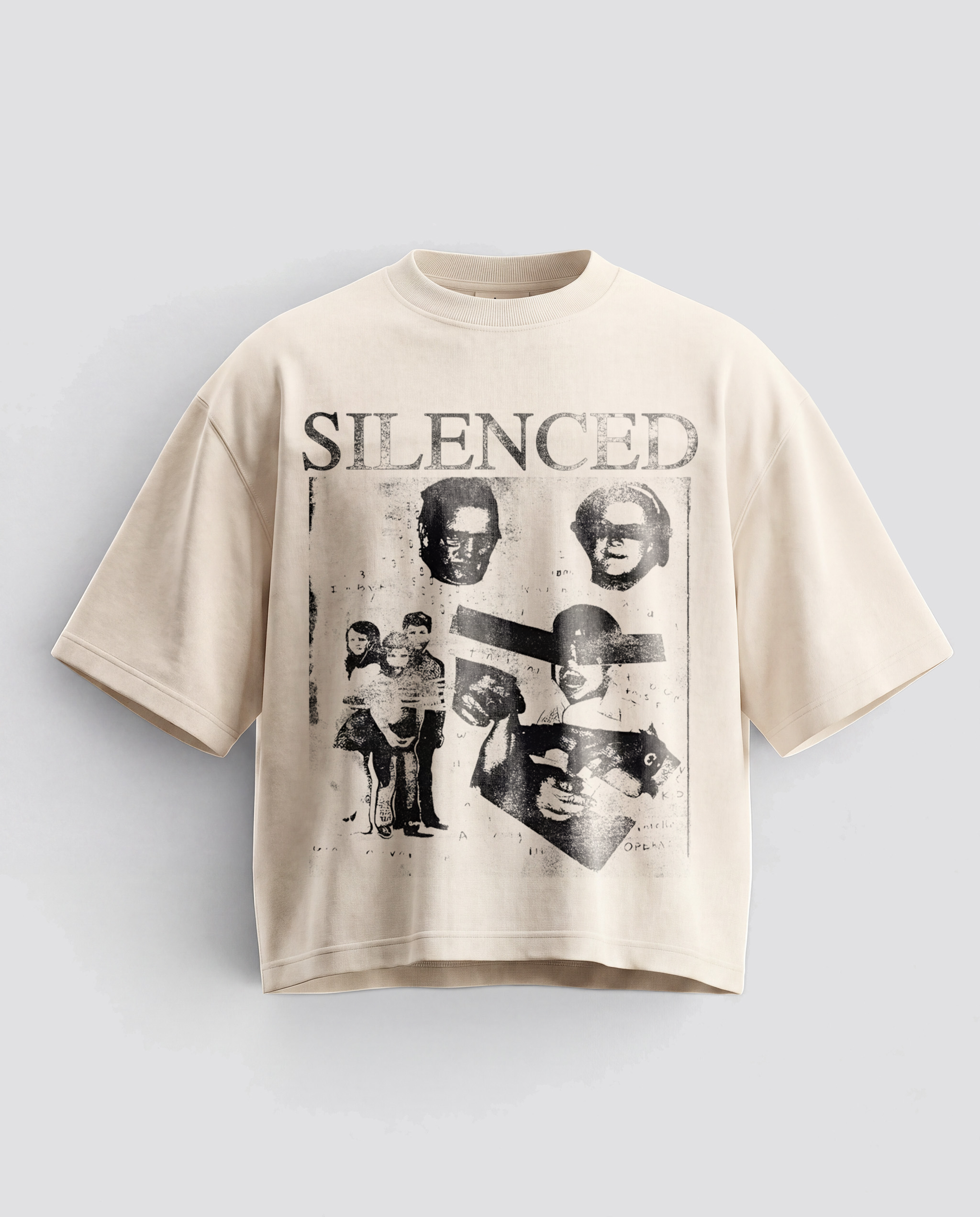 'SILENCED' GRAPHIC TEE
