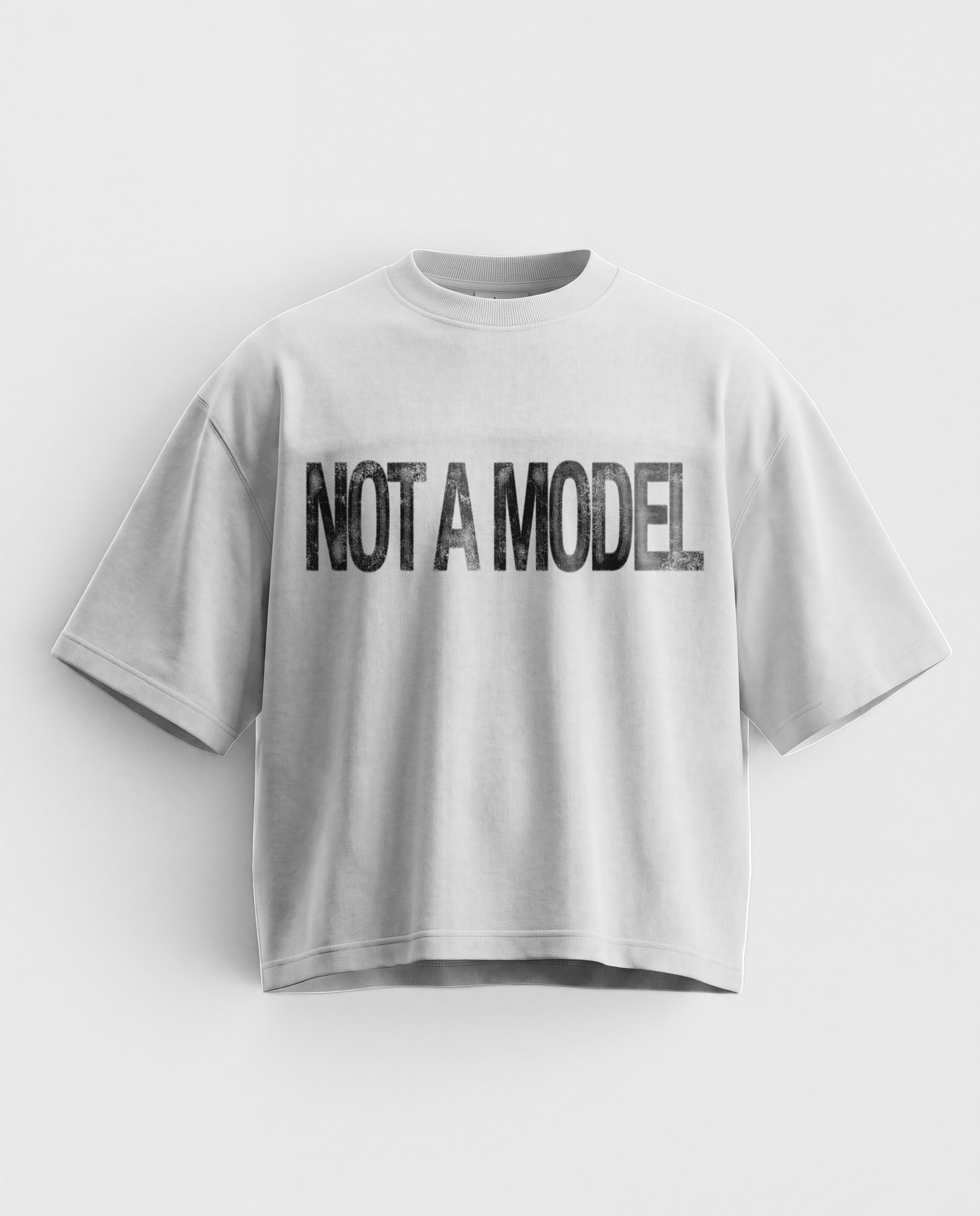 'NOT A MODEL' GRAPHIC TEE
