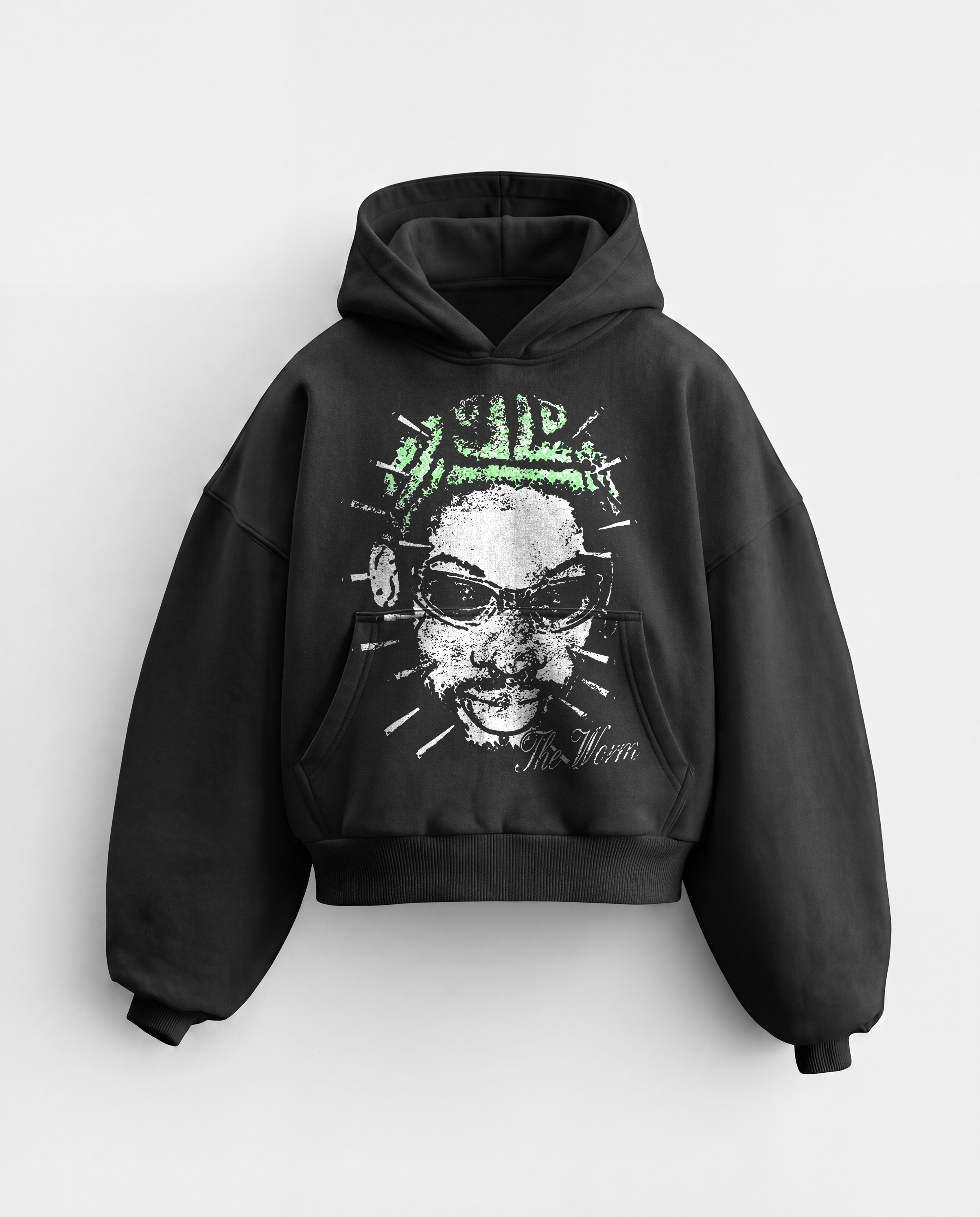 'THE WORM' 500G HEAVYWEIGHT HOODIE