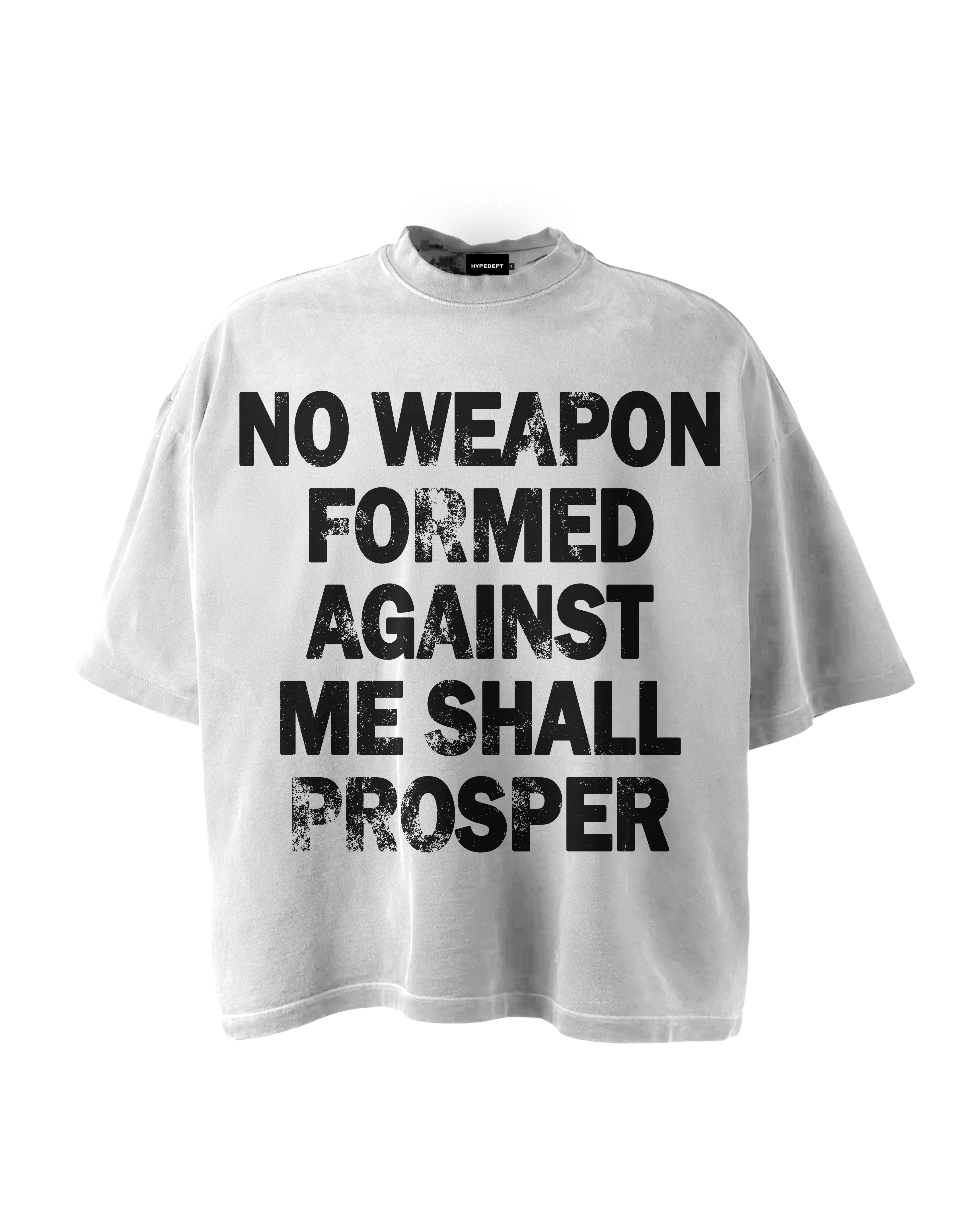 'NO WEAPON FORMED' GRAPHIC TEE