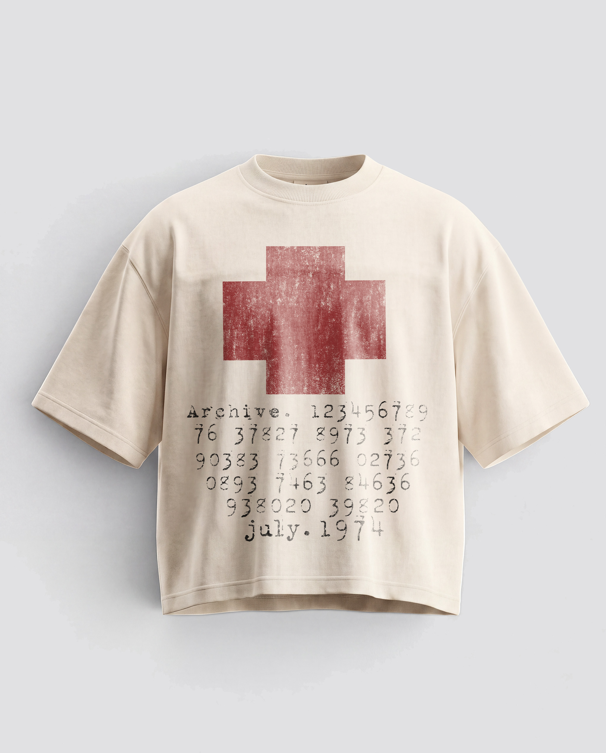 'JULY1974' GRAPHIC TEE