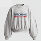 'ARCHIVE SPORT' DISTRESSTED CREWNECK SWEATSHIRT