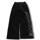 ARCHIVE 'STATEMENT' NYLON PANTS - BLACK