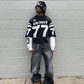 ARCHIVE #77 BLACK DOUBLE SLEEVED SHIRT