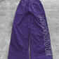 ARCHIVE 'STATEMENT' NYLON PANTS - PURPLE