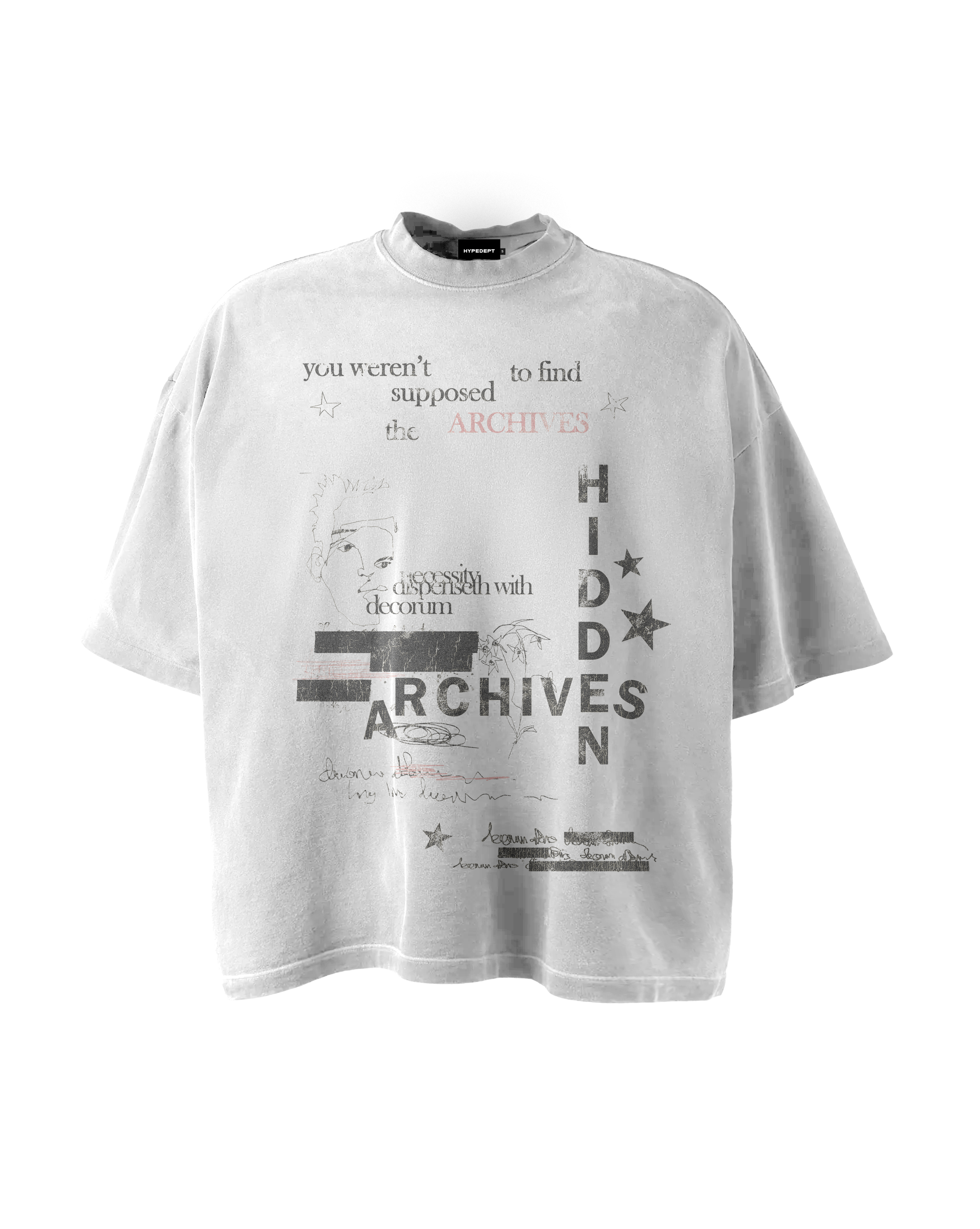 'REDACTED' GRAPHIC TEE