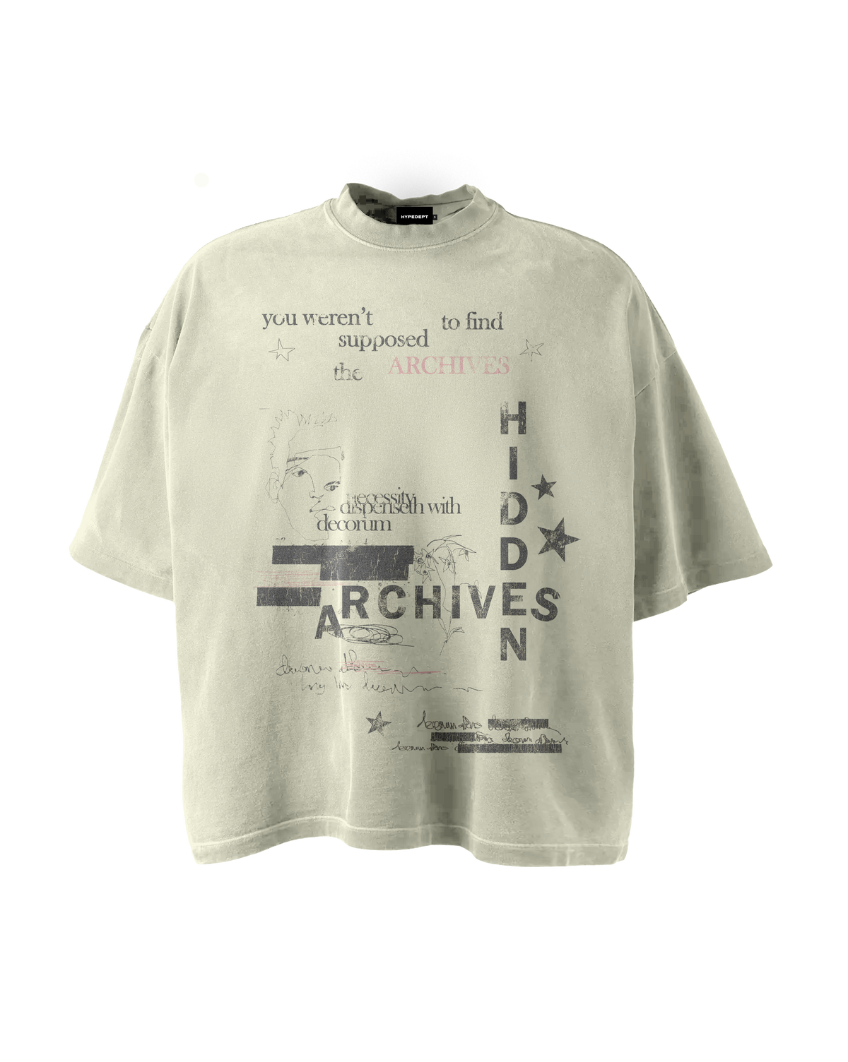 'REDACTED' GRAPHIC TEE