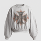'FLAME' DISTRESSTED CREWNECK SWEATSHIRT
