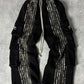 ARCHIVE HUNTER CARGO STRIPE SWEATPANTS CAMO - BLACK