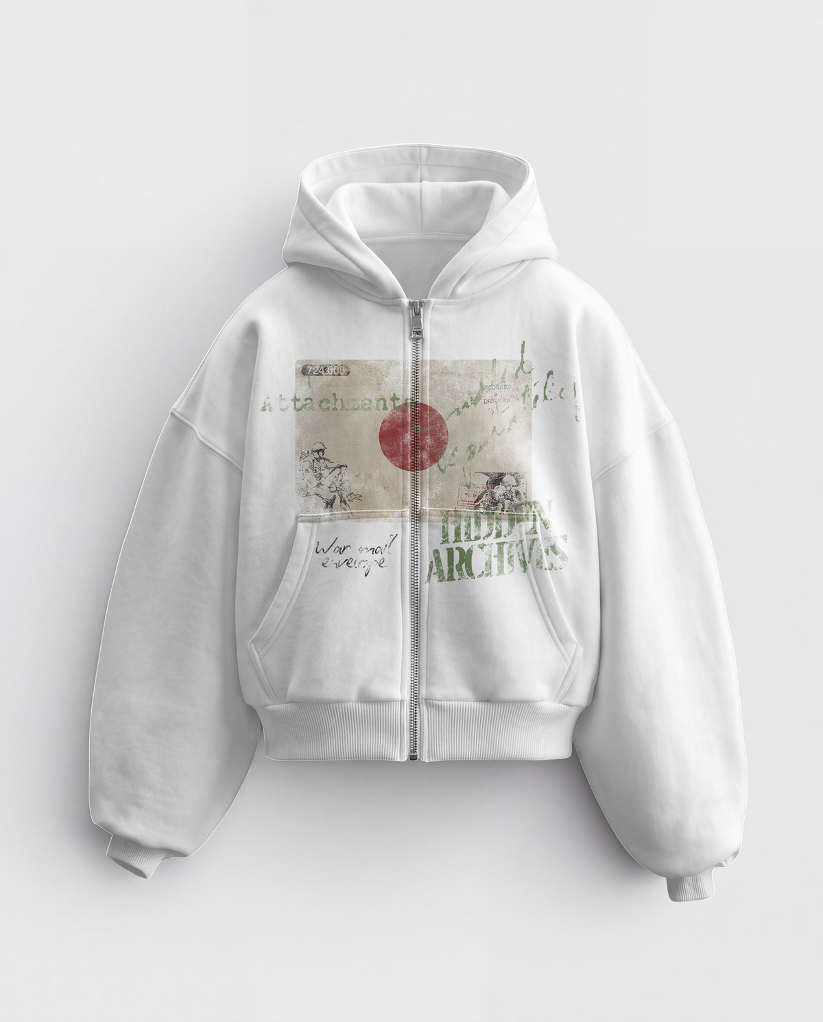 'JAPAN' HEAVYWEIGHT BOXY ZIPUP HOODIE