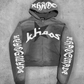 KHAÖS ZIP-UP HOODIE GRAY