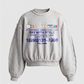 'PAY WITH STYLE' DISTRESSTED CREWNECK SWEATSHIRT