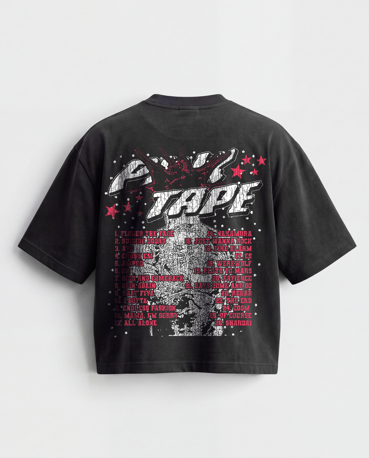 'PINK TAPE' GRAPHIC TEE