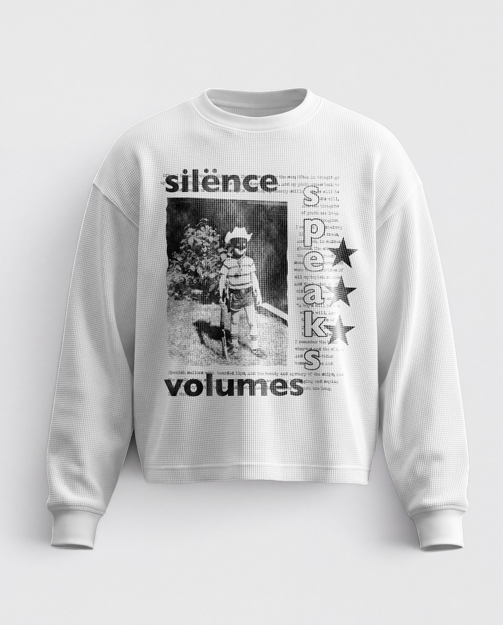 'SILENCE SPEAKS VOLUMES' HEAVYWEIGHT THERMAL