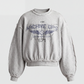 'AIRFORCE' DISTRESSTED CREWNECK SWEATSHIRT