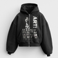 'ART!' HEAVYWEIGHT BOXY ZIPUP HOODIE