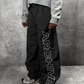 ARCHIVE 'STATEMENT' NYLON PANTS - BLACK