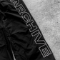 ARCHIVE 'STATEMENT' NYLON PANTS - BLACK