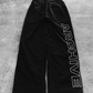 ARCHIVE 'STATEMENT' NYLON PANTS - BLACK