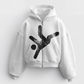 'FALLING' HEAVYWEIGHT BOXY ZIPUP HOODIE