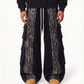 ARCHIVE HUNTER CARGO STRIPE SWEATPANTS CAMO - BLACK