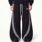 ARCHIVE ESSENTIAL WIDELEG SWEATPANTS BLACK