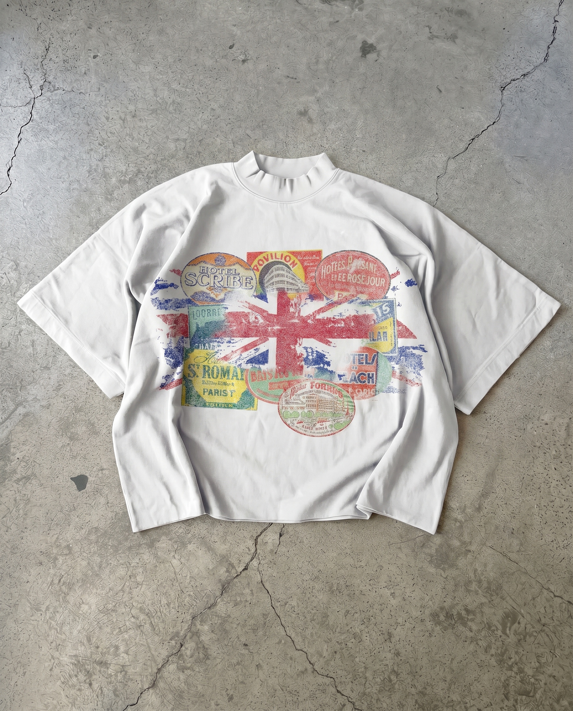 'STAMPS' GRAPHIC TEE