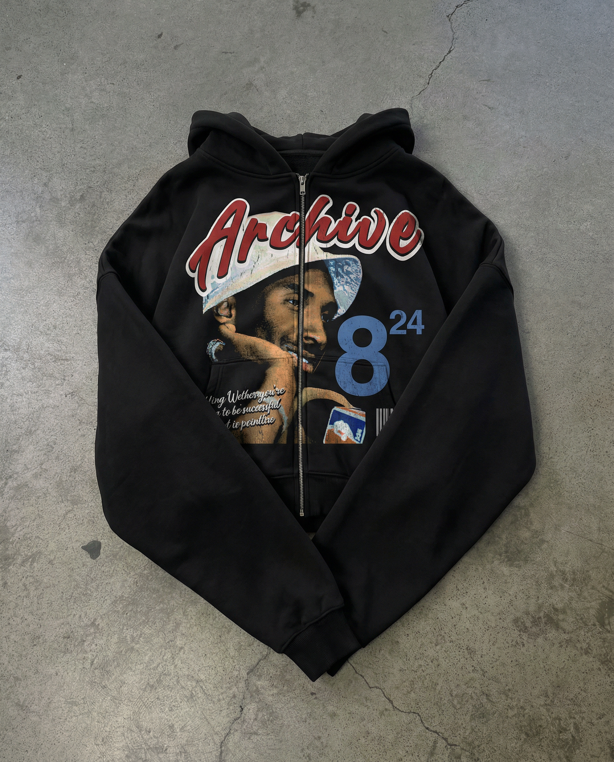 'MAMBA ARCHIVE' HEAVYWEIGHT BOXY ZIPUP HOODIE