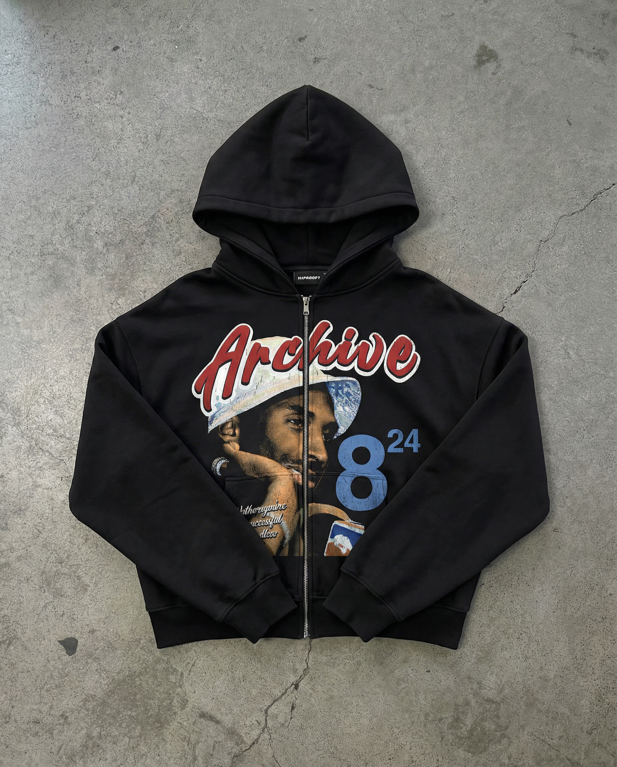 'MAMBA ARCHIVE' HEAVYWEIGHT BOXY ZIPUP HOODIE