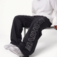ARCHIVE 'STATEMENT' NYLON PANTS - BLACK